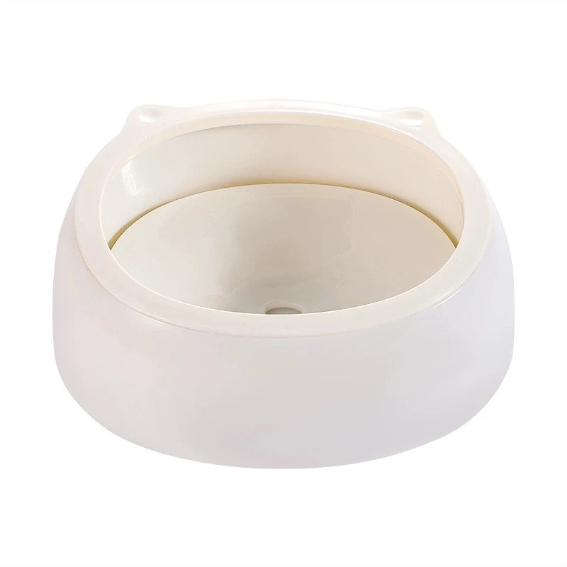 Dog Drinking Water Bowl Floating Non-Wetting Mouth Cat Bowl Without Spill Drinking Water Dispenser Plastic Anti-Over Dog Bowl
