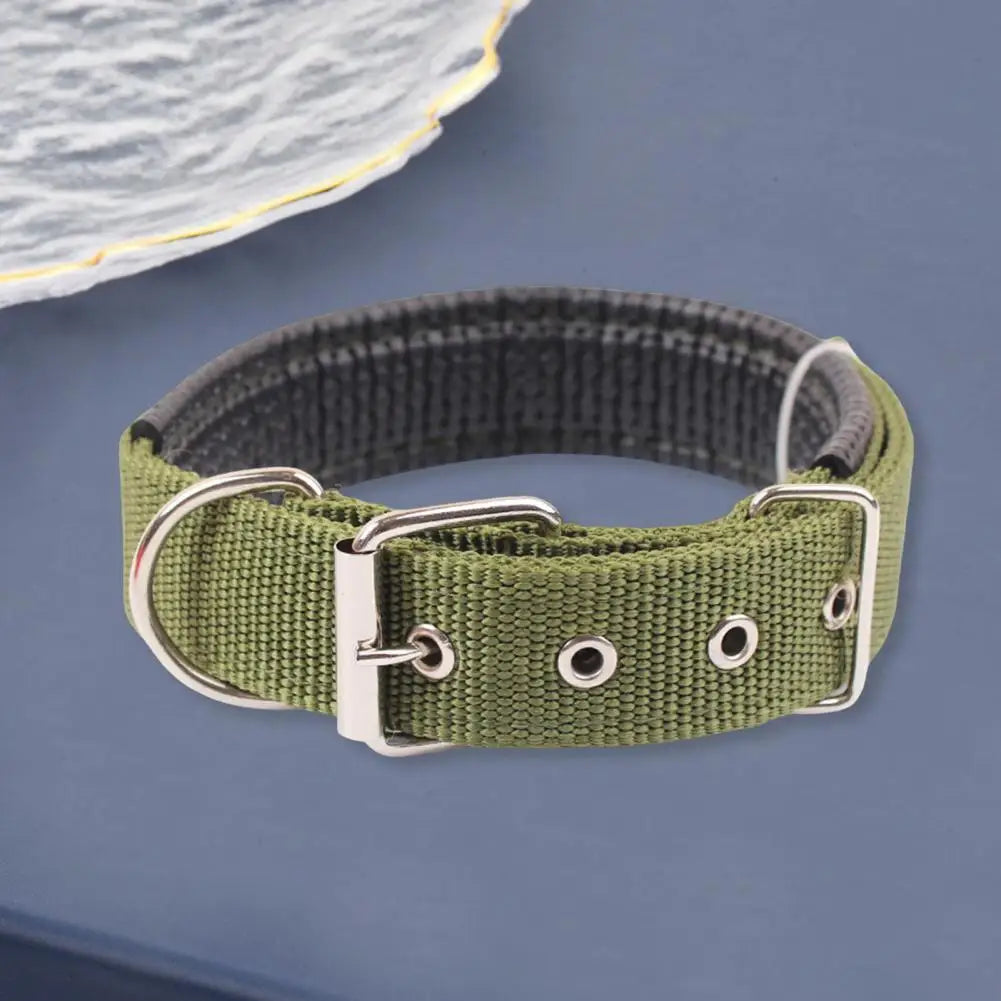 Dog Collars，Nylon，Adjustable Dog Neck Circle，Long-lasting Pet Neck Strap，with Traction Ring，Teddy Keji Pitbull，Pet Supplies