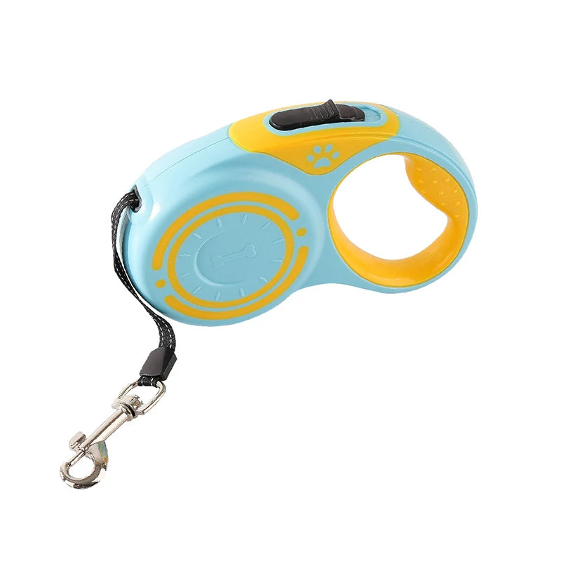 3m 5m Nylon Dog Leash Automatic Retractable Durable Cat Lead Extending Puppy Walking Running Traction Roulette For Small Dogs