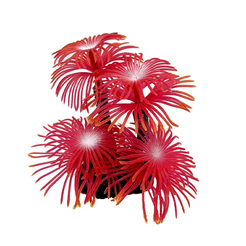 Artificial Underwater Coral Aquarium Fish Tank Simulation Decoration Aquarium Backgrounds Plants Water Flower Beautiful New