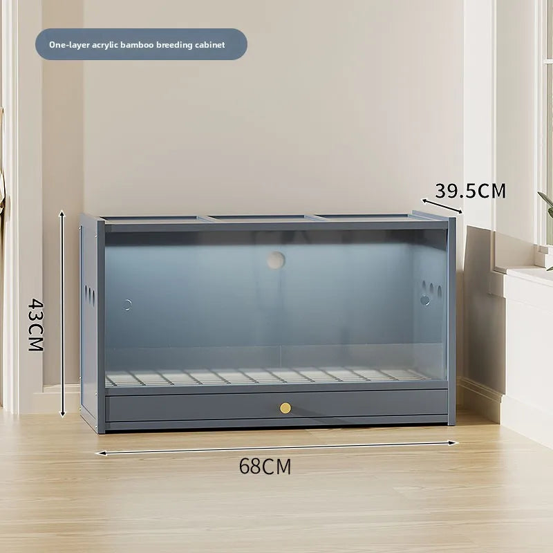 Drawer Type Quail Cage Full Set Pet House with Constant Temperature for Button Quail