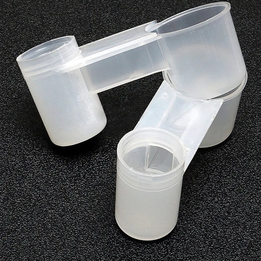10pcs Plastic Pet Bird Pigeon Parrot Drinker Feeder Aviary Cage Transparent Poultry Water Bottle Cup