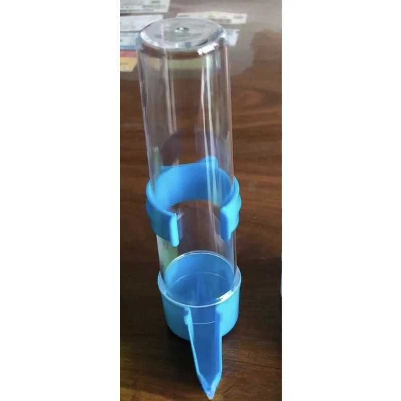 Automatic Drinking Cup Bird Water Feeder Dispenser Parrot Pigeon Pet Supplies Large-capacity Horizontal Parrot Feeding Supplies
