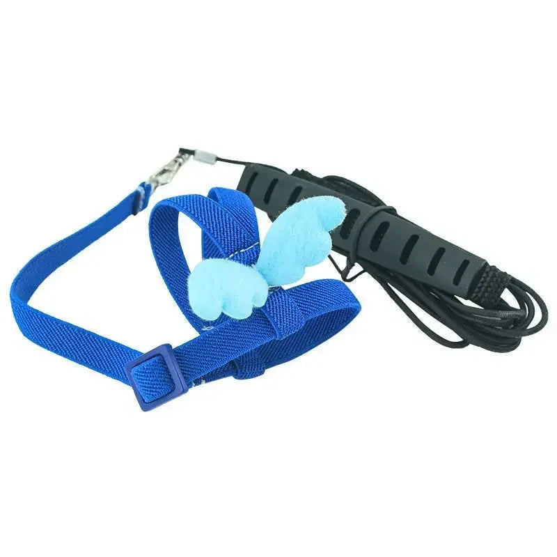 Adjustable Parrot Bird Harness Leash Set Anti-bite Training Harness Parrots Outdoor Flying Rope Cockatiel Small Birds Supplies