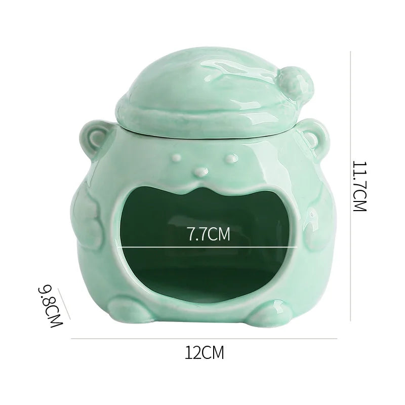 New 1PC Summer Cooling Hamster Ceramic House Sleeping Bag Small Animal Nest Guinea Pig Breathable Rooms Hamster Accessories
