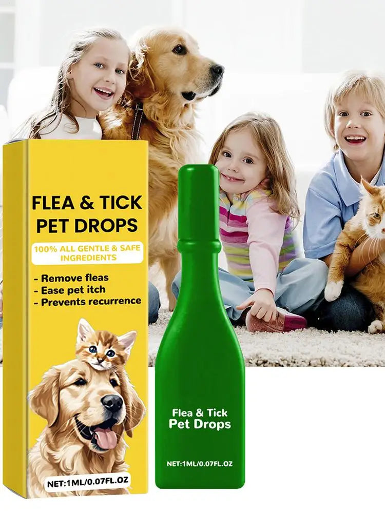 Pet Dogs Cat Vitro Drops Pet External Drops Anti Flea Drops Long Lasting Tick Removal Tool Comfortable Tick Liquid for Cats