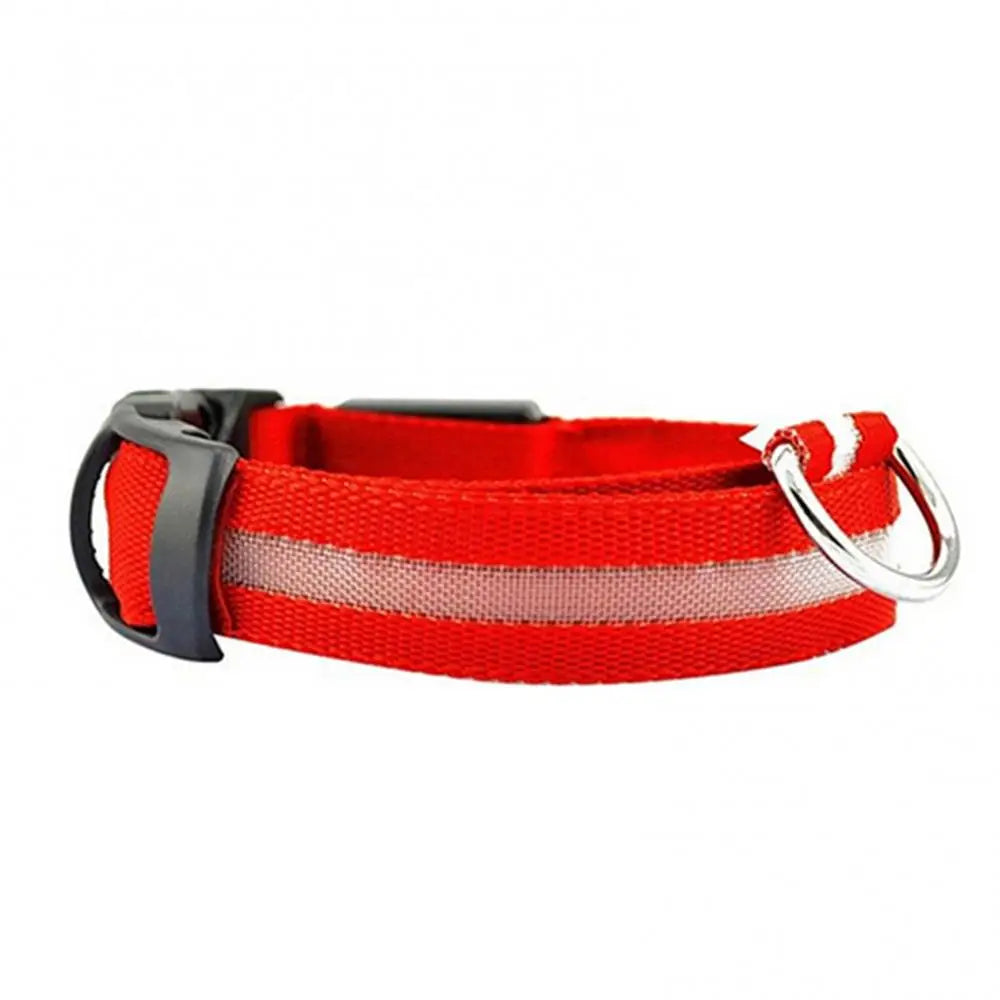 Puppy Collar Dog Cat Night Safety Flashing Luminous LED Light Adjustable Pet Collar Dog Supplies