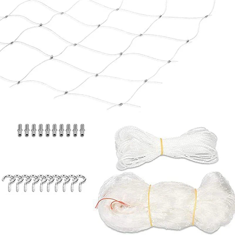 Cat Safety Protection Fence Pet Anti-Fall Netting Fence Cat Dog Nylon Protective Transparent Mesh Nylon Balcony Protective Fence