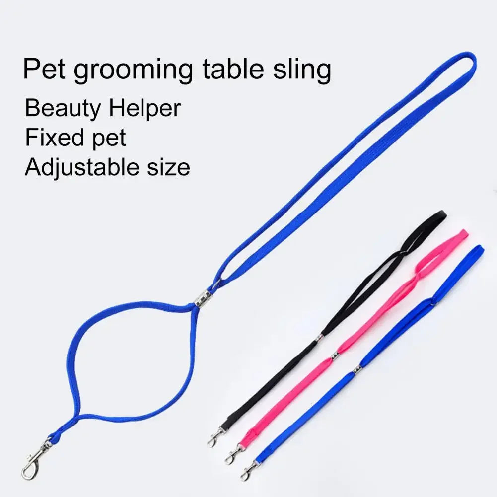 Portable Pet Traction Belt Adjustable Dog D-Rings Bathing Band DogCat Harness Grooming Belly Strap Pet Grooming Set Pet Supplies