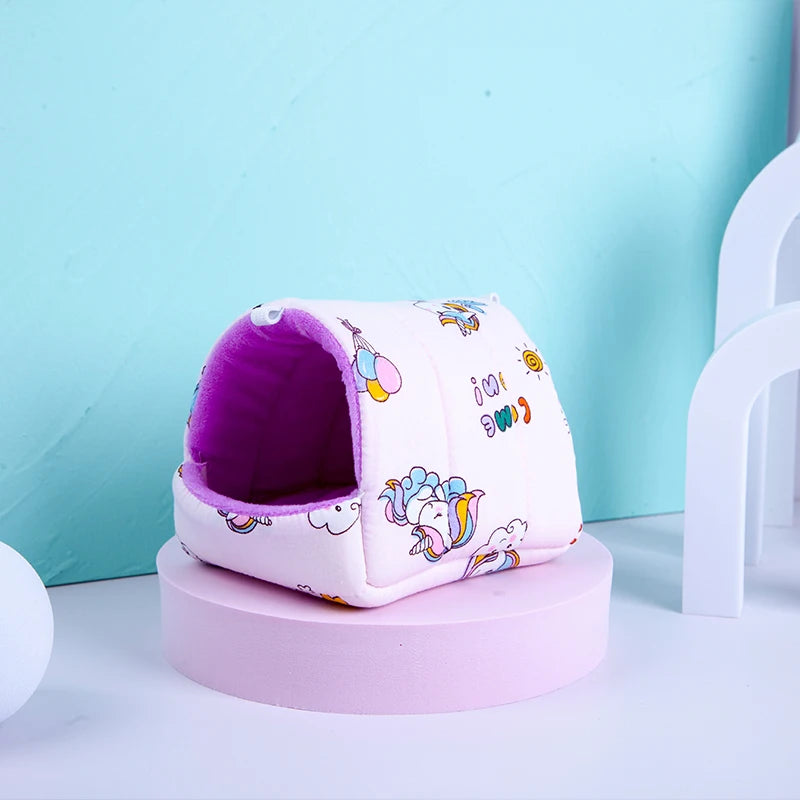 Rodent Hammock Guinea Pig Bed Hamster Bed Rodents Ferret Hammock Guinea Pig Accessories Chinchilla House Pet Guinea Pig Goods