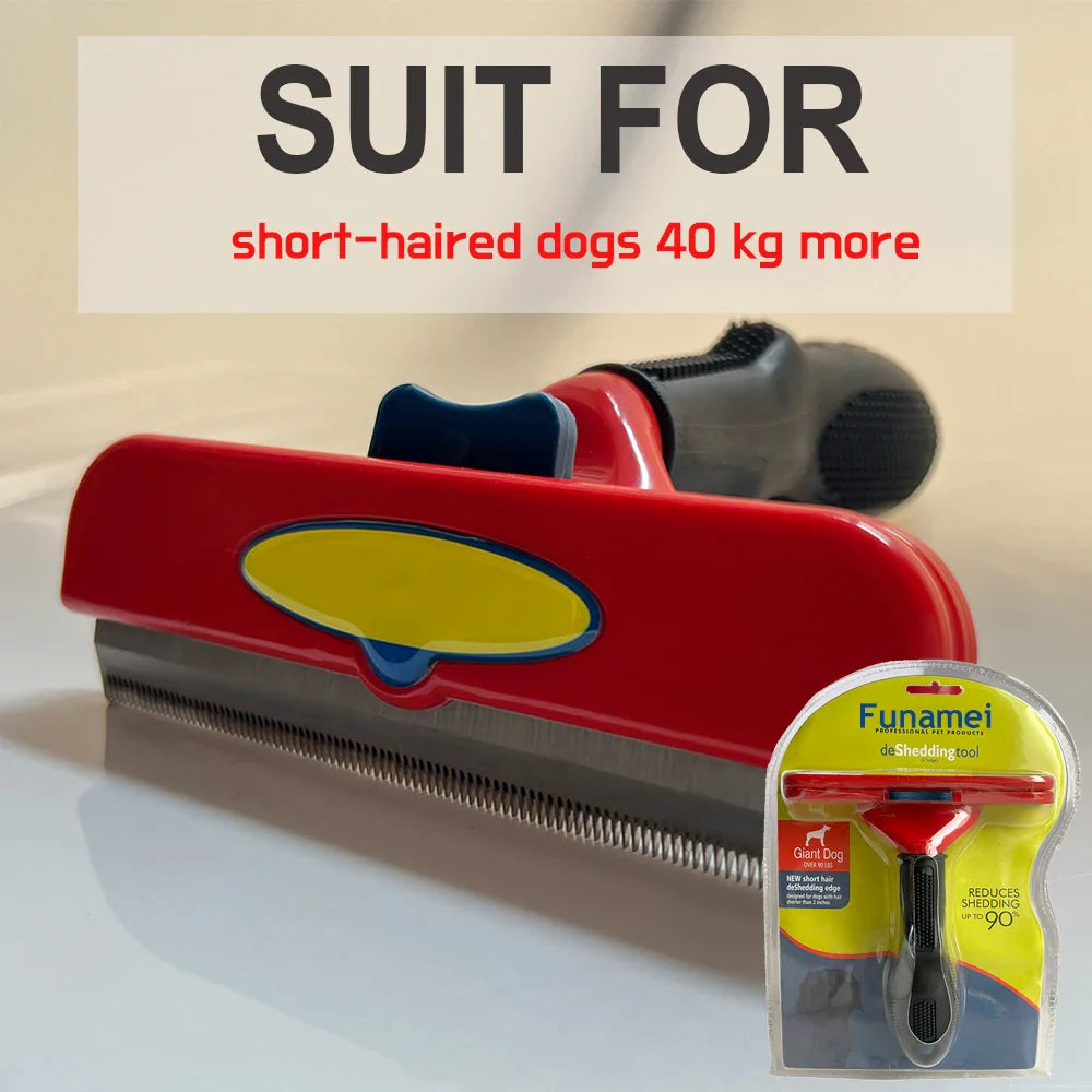 Pet Cat Hair Removal Combs Pet Grooming Brush Dogs Cats Hair Shedding Massage Combs Cat Hair Remover Cleaning Grooming Cat Brush