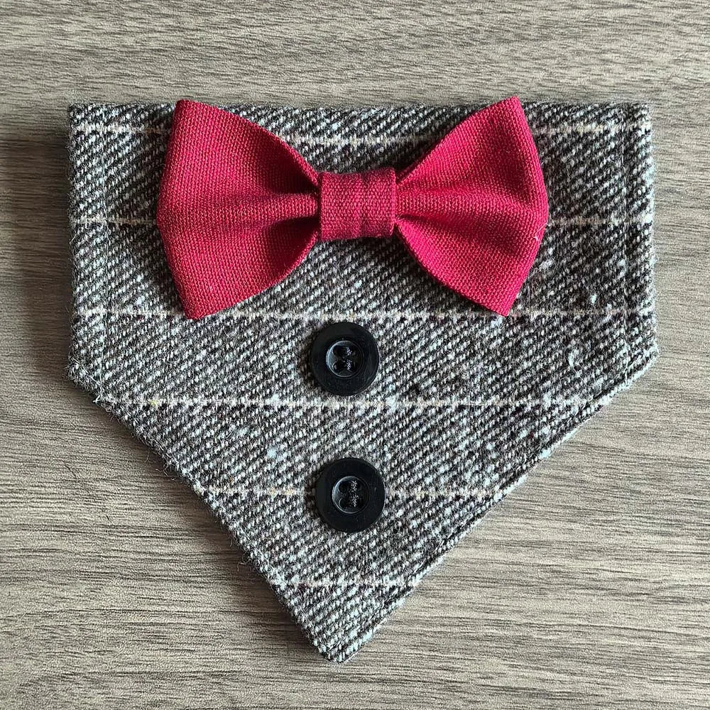 Halloween Christmas Cat Handsome Bow Tie Triangle Scarf Collar Fashion Suit Pet Triangle Scarf