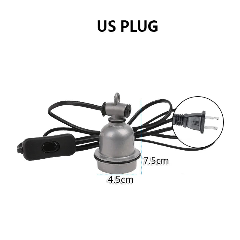 New E27 Ceramic Socket for reptile Breeding Heating Bulb Holder Waterproof Heating Lamp Holder Insulated Brooder Heat accessorie