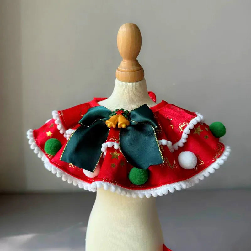 1pc pet scarf decoration, dog scarf cat drool scarf tie, Christmas pet clothing