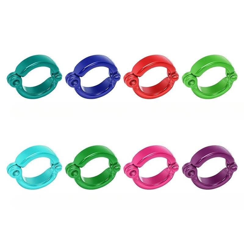 New 4-15mm Parrot Foot Rings Metal Pet Bird Leg Rings Outdoor Fly Training Activity Anti-Lost Opening Clip Leash Accessories