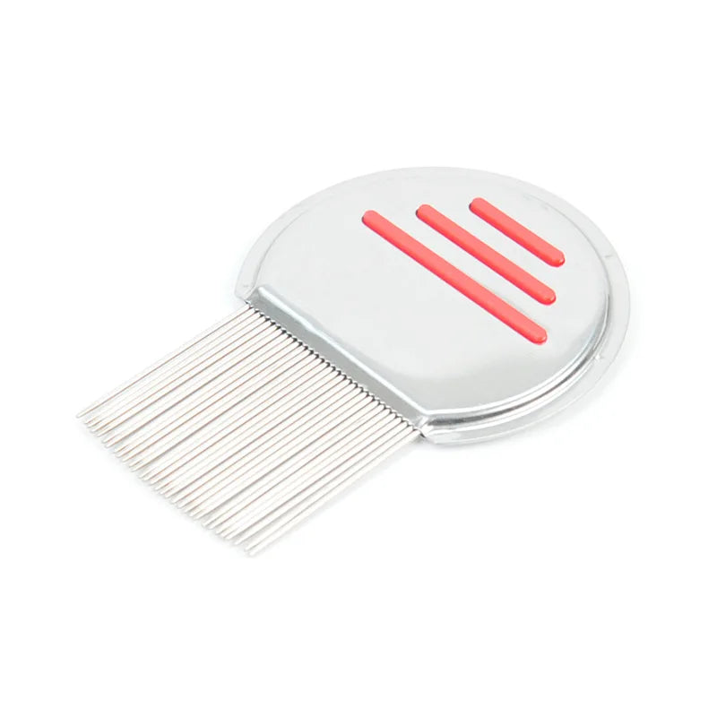 Stainless Steel Terminator Lice Comb Children Hair Removal Headdress Super Density Teeth Remove Nits Comb Dog Brushes Accessory