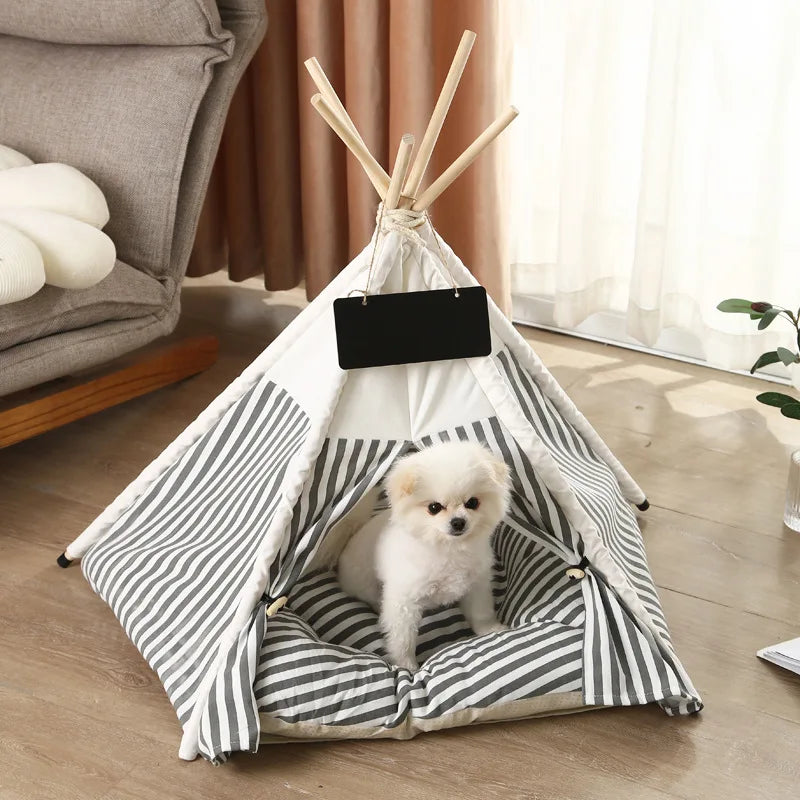 Dog kennel cat nest pet cat tent nest mat winter warmth and washable cat house cat house kitten cat tent  Pet Bed