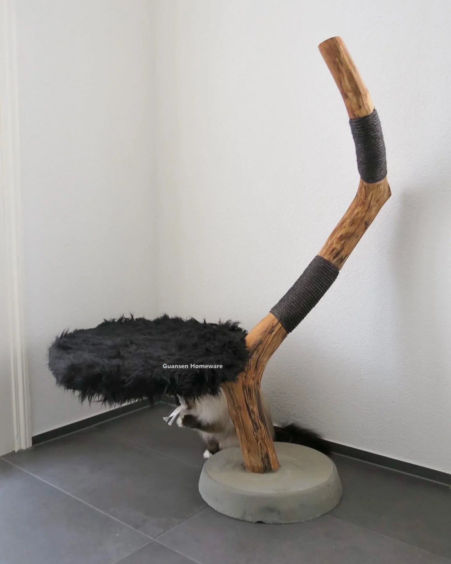 Guansen Biodegradable Large Multi Level Cat Tree Activity Cat Tower Furniture Sisal Scratching Pet Cat Tree