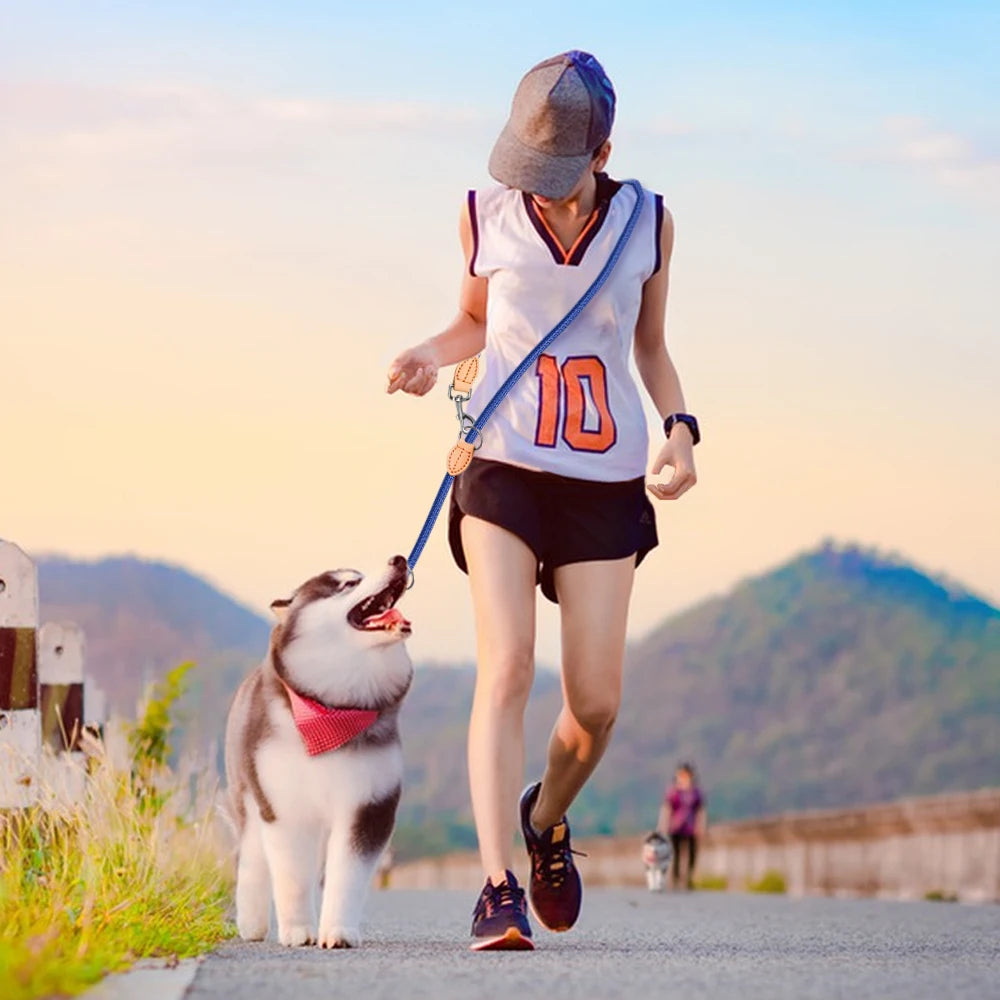2nd Multipurpose Big Dog Double Leash Generation Medium Adjustable and Nylon Luxury Hands Free Leash for 2 Dogs