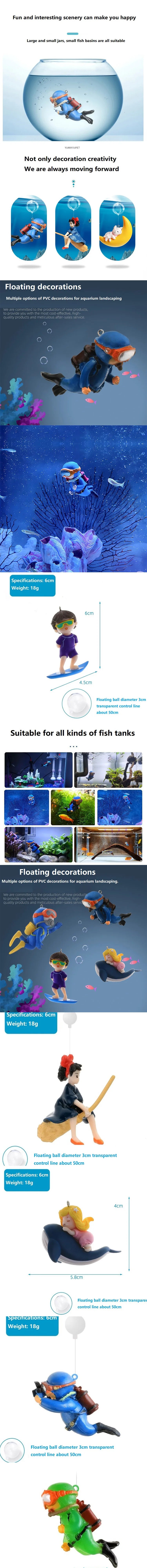 Aquarium Toys Decoration for Aquarium Fish for Aquarium Accessories Fish Tank Decoration ZSP01