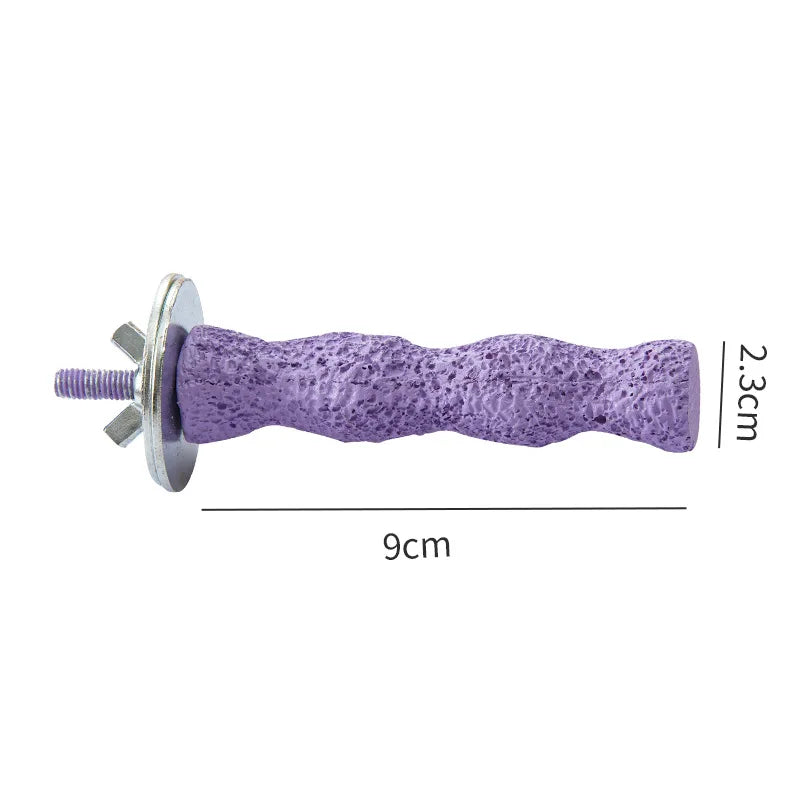 Parrot Stand Bird Supplies Bird Cage Accessories Parrot Teething Stick Toy Claw Grinding Stand Scrub Stand Stick Bird Stand