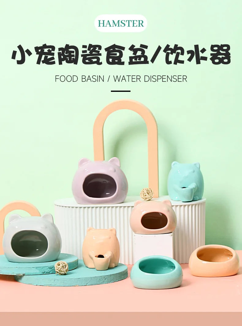 New 1PC Summer Cooling Hamster Ceramic House Sleeping Bag Small Animal Nest Guinea Pig Breathable Rooms Hamster Accessories