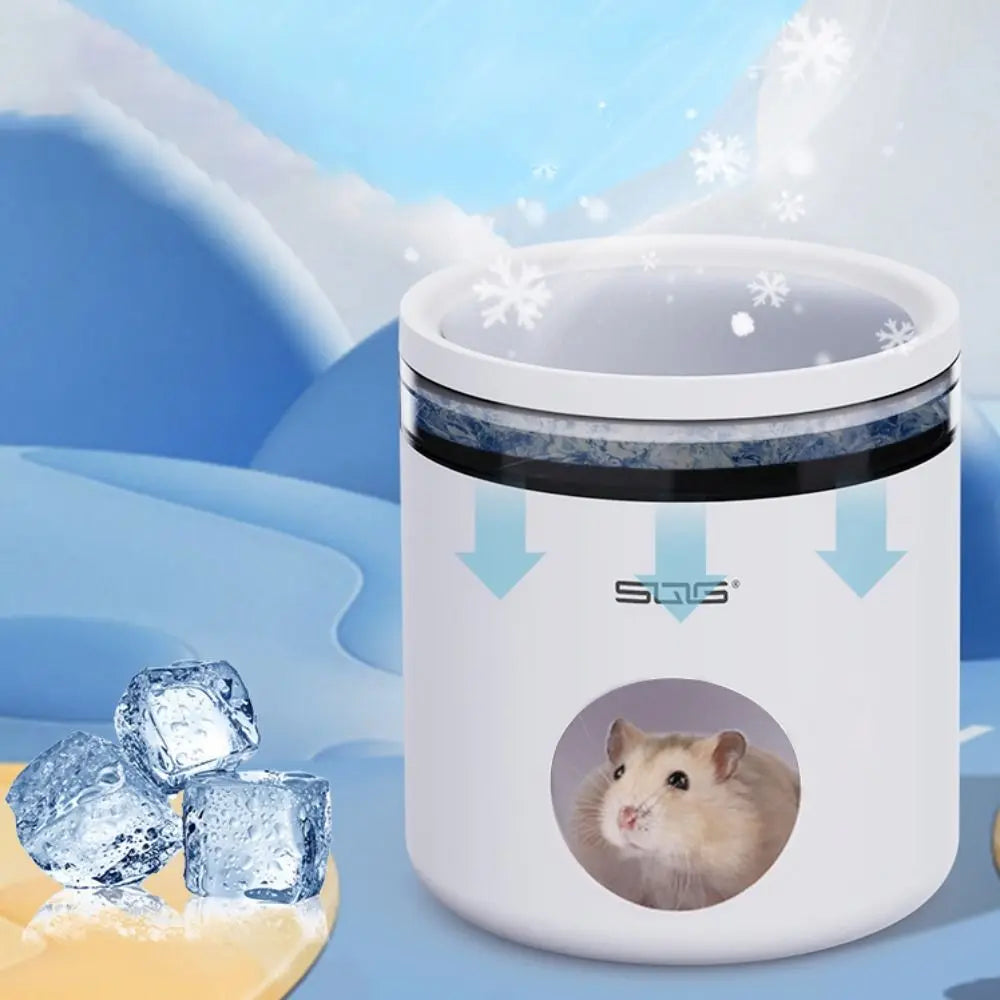 Bite Resistant Hamster Ice Nest Relieving Heat Detachable Hamster Air Conditioning Nest Plastic Summer Hamster House
