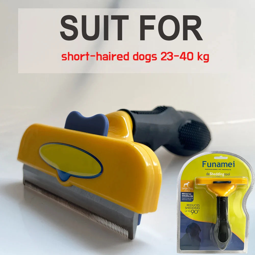 Pet Cat Hair Removal Combs Pet Grooming Brush Dogs Cats Hair Shedding Massage Combs Cat Hair Remover Cleaning Grooming Cat Brush