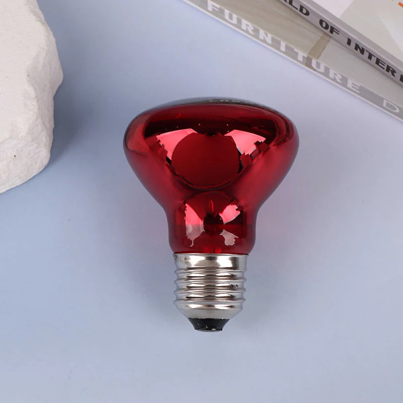 25/40/50/60/75/100W E27 UVA Poultry Bulb Infrared Night Light Day Poultry Heating Bulb For Plants Amphibians Reptile Pets