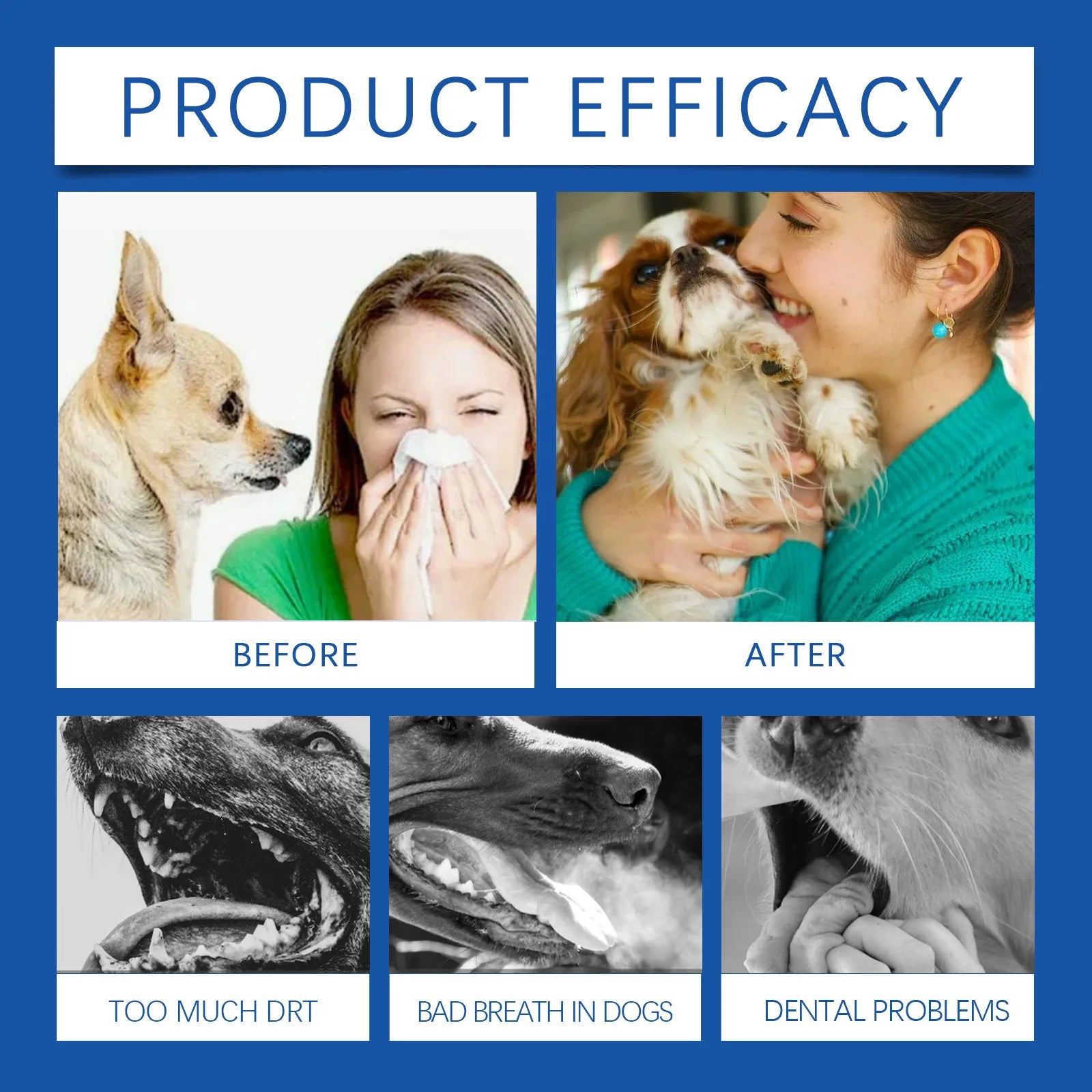Dog Mouth Cleaning Liquid Tooth Stains Mouth Cleaning Tartar Removal Bad Breath Freshing Oral Deodorant Pet Teeth Cleaner Water