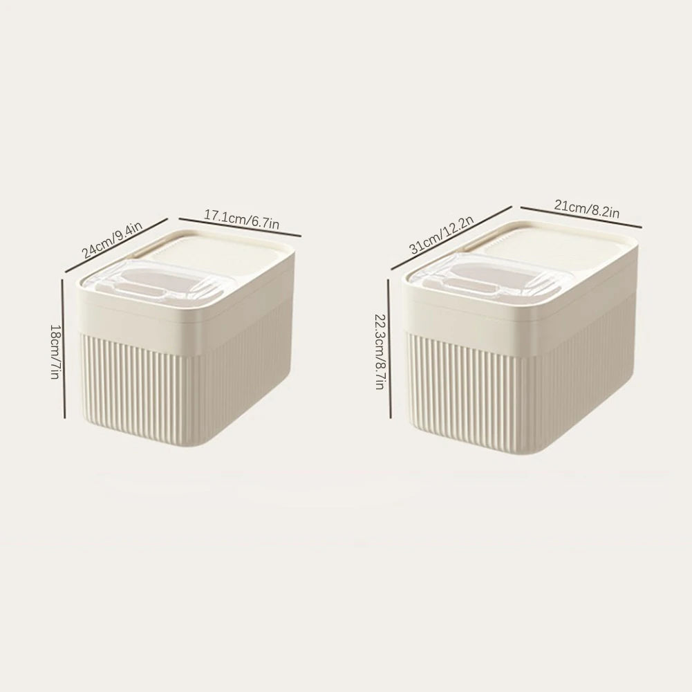 Dog Food Storage Container With Airtight Lid 5/10/15l Large Capacity Moisture Proof Dog Cat Dry Food Bin For Pet Supply Storage