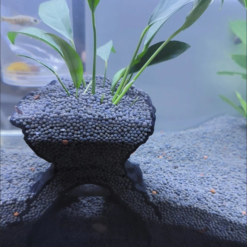 Fish Tank Cliff  & Underground Cave Shelter for Fish Shrimp Reptile Hiding, Landscaping Ornament 3D Printed Aqaurium Decoration
