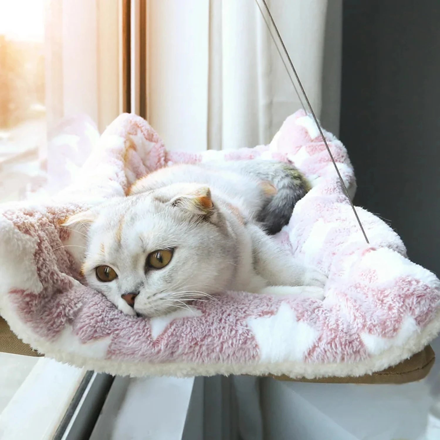 Hanging Cat Bed Pet Cat Window Shelf Net Cat Hammock Suction Cup Cat House Perches Cave Cat Nest Cat Supplies Cat Accessories