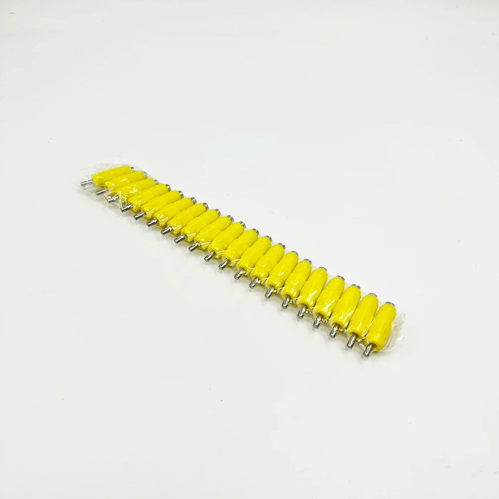 200pcs Chicken nipple drinkers Steel columns nipple 8 mm Red Yellow Bird drinking nipple Poultry Waterer Equipment Wholesale