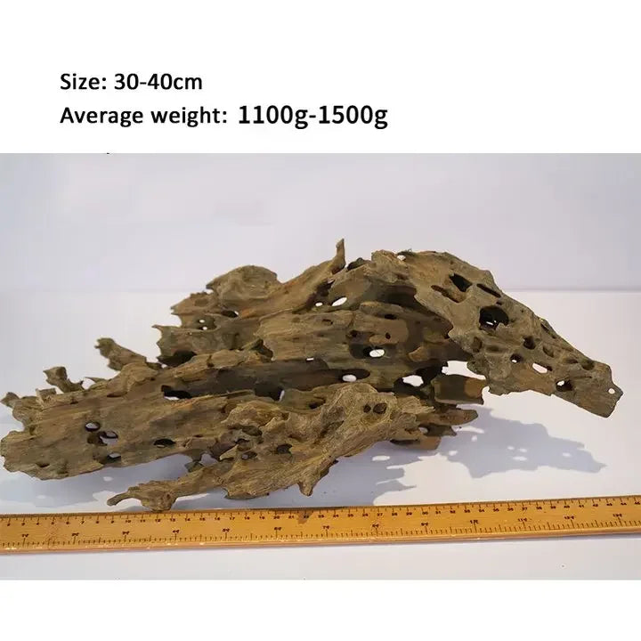 10-40cm Natural Wood Fish Tank Landscaping Decoration Aquarium Accessories Driftwood Ornament Fish Shrimp Reptile Habitats