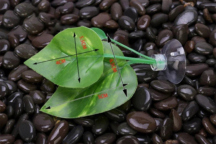 1pcs Fish Tank Artificial Leaf Fish Rest Bed Decor Aquarium Decoration Floating Bed Leaf Hammock FightingPerch Betta Spawning