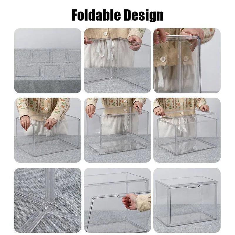 Hamster cage anti bite anti escape acrylic transparent Easy to clean villa box spider crawling pet feeding box Viewing Cage