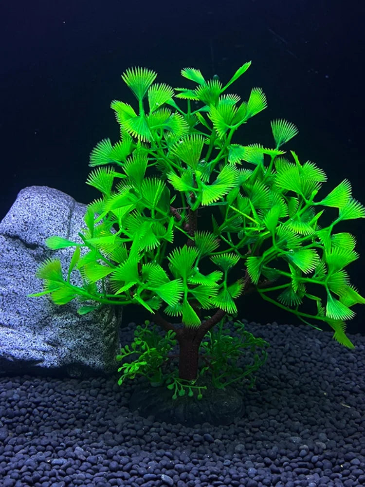 Artificial Aquarium Decor Plants tree Ornament Aquatic Plant Fish Tank DIY Grass Decoration Accessories