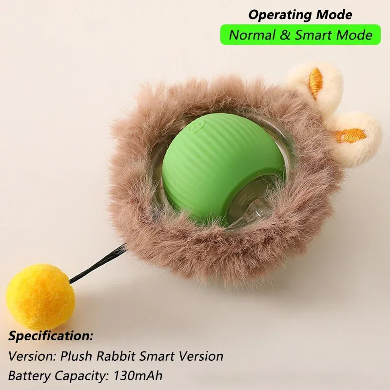 Cat Toys for Kitten Cats Ball Toys Pet Product Cat's Accessories for Home Automatic Electronic Indoor Interactive Cat Pet Toy