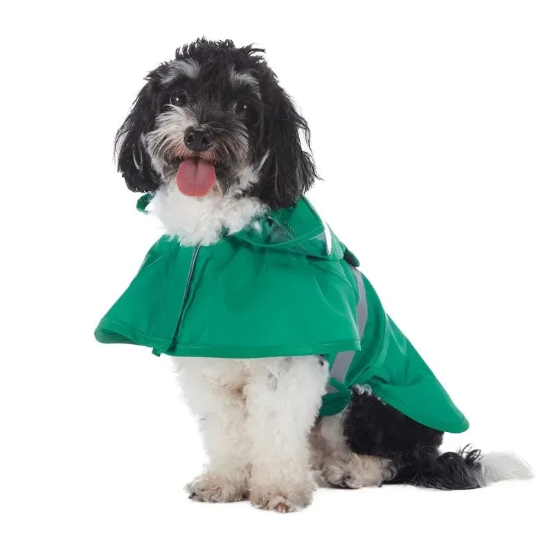 Dog Raincoat The Dog Face Reflective Dog Raincoat All-in-one Raincoat for Dogs with Closed Belly Pet Dog Duck Shark Frogs Shape