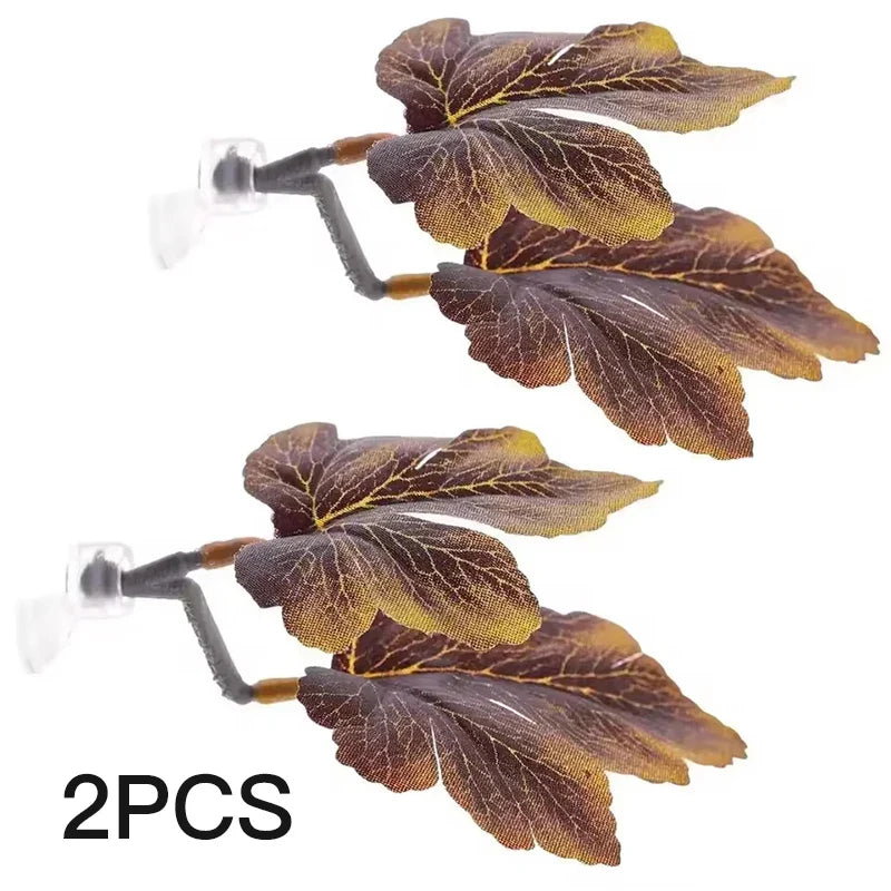 Beta Leaf Bed Artificial Fish Resting Leaf Fake Aquarium Plant Fish Tank Landscaping Leaf  Floating rest Bed Leaves Hammock
