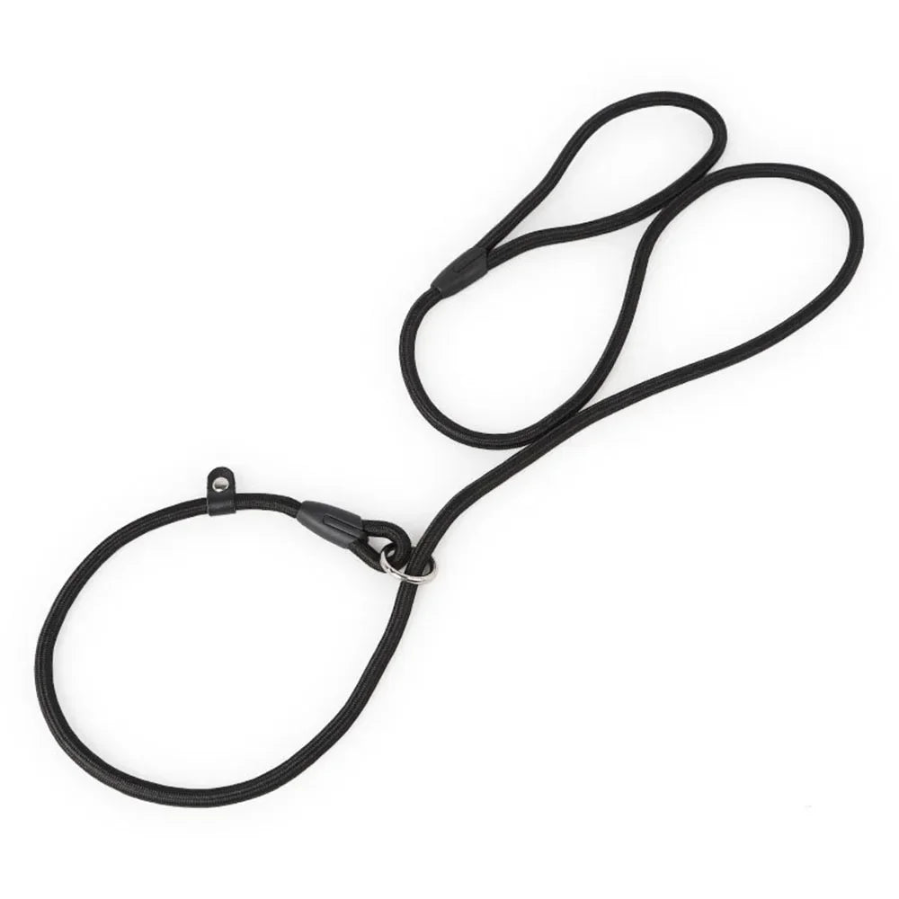 Dog Leash Slip Chains Collar Leads Strong Heavy Duty Nylon Rope No Pull Pet Training Leash for Small Dogs Puppy Traction Rope