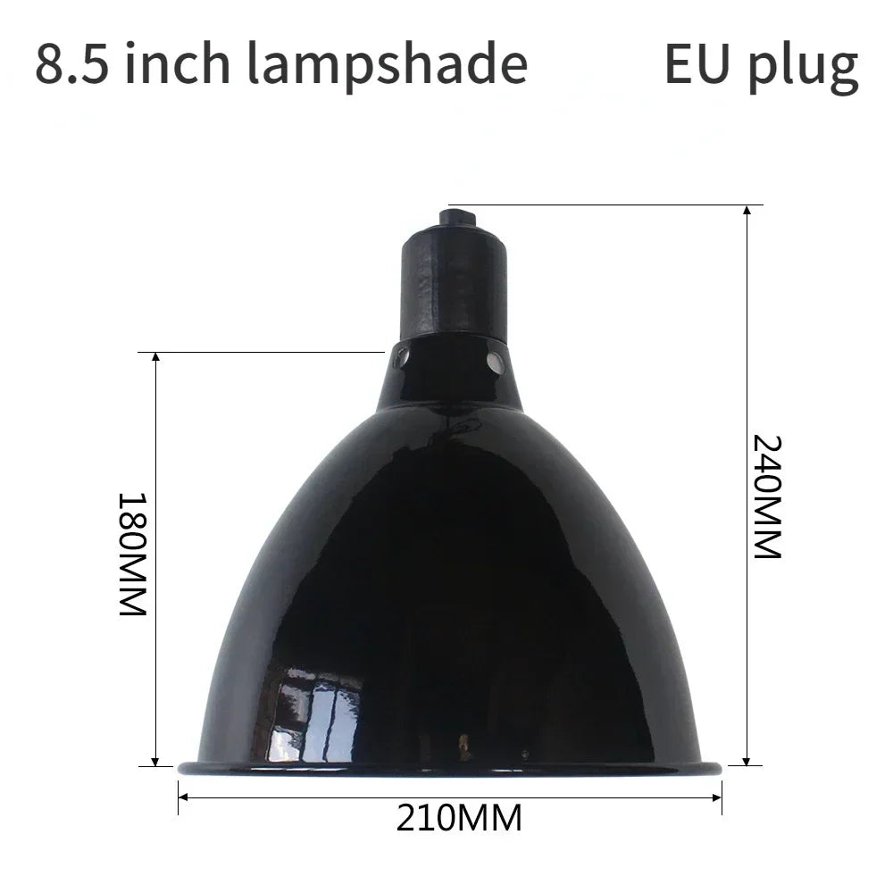 Reptile Deep Dome Lampshade 5.5/8.5/10 Inch Reptile Light Fixture Snakes Lizards Geckos Terrariums Anti-scald Protective Shade