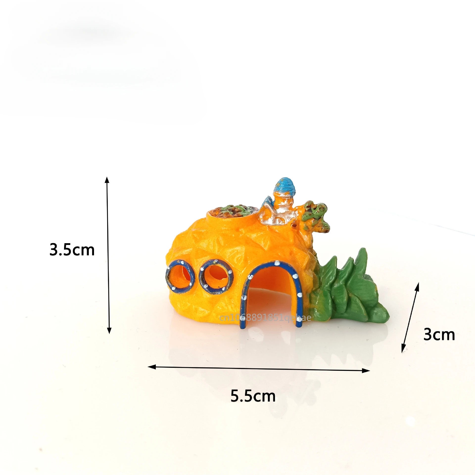 Aquarium Decoratations Fish Tanks Accessories for Fish Shrimp Hiding Shelter Simulation PVC Mini Mushroom Conch House Ornaments