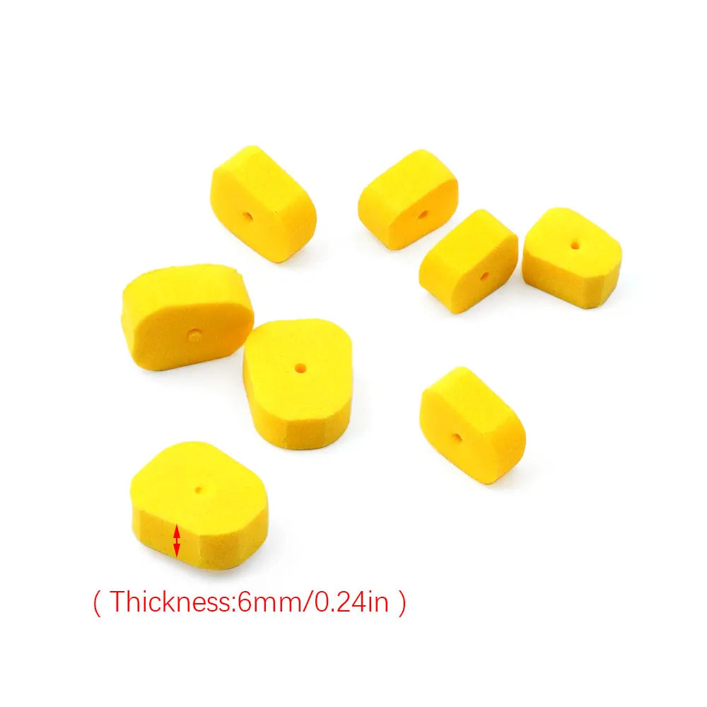 15pcs Carp Fishing Bait Pop Up Boilie Fishing Rig Accessories EVA Foam Fake Bait Corn Shape Method Feeder Carp Tackle Fish Lure
