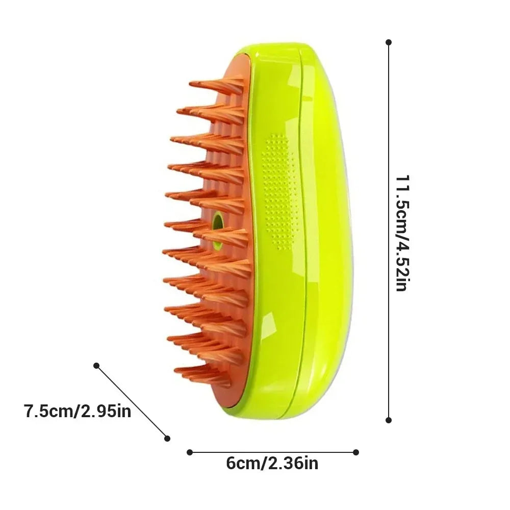 UNTIOR 3 in 1 Cat Dog Steamy Brush Steam Brush Spray Cat Hair Brush For Massage Pet Grooming tool Shedding Sprays Massage Combs
