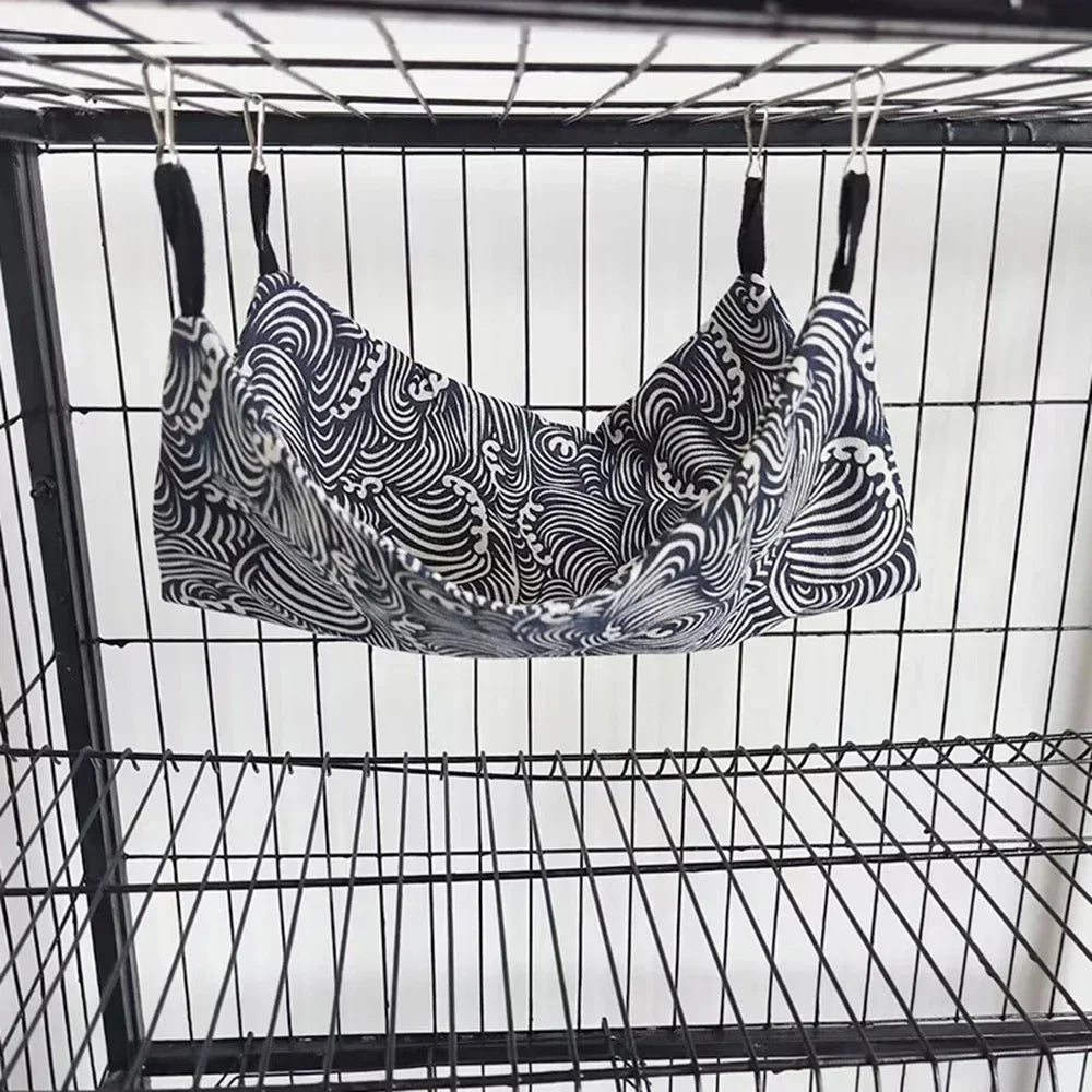 Cat Window Hammocks for Indoor Cats,Soft Plush Pet Bed,Suitable for Ferret Cotton Hammock,Guinea Pig,Hamster,Kittens Bed