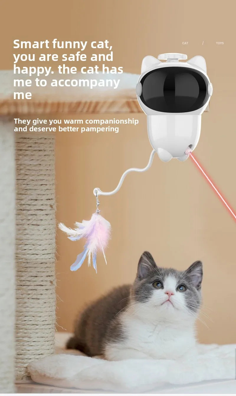 Cat Taser Automatic Infrared Laser Intelligent Interactive Feather Cat Toy Pet Products Мяч Для Собак Большой