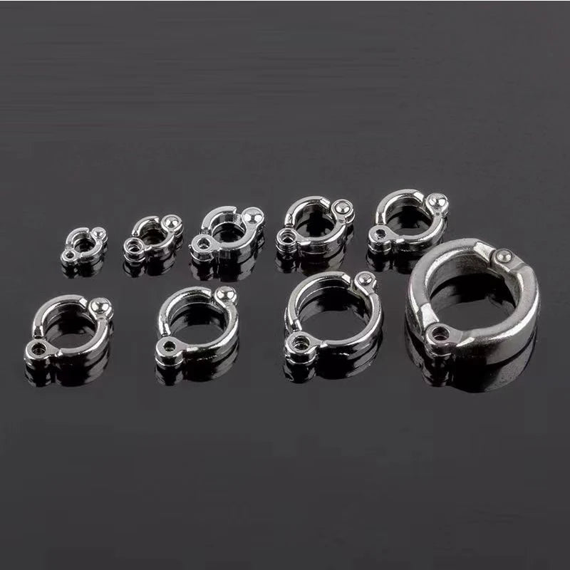Parrot Leg Ring Stainless Steel Pet Bird Leg Ring Outdoor Flight Training Activity Anti Loss Open Leg Ring Foot Ring Chain