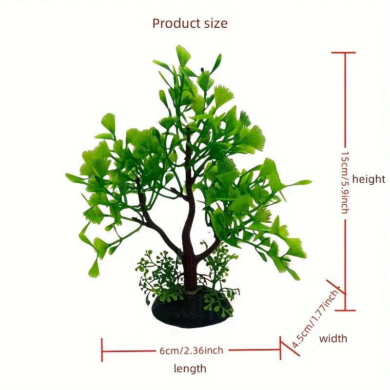 Artificial Aquarium Decor Plants tree Ornament Aquatic Plant Fish Tank DIY Grass Decoration Accessories